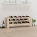 Miniatyrbilde 2 av 9: vidaXL Vinstativ 109,5x30x42 cm heltre furu