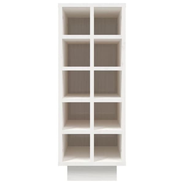 vidaXL Vinhylle hvit 23x34x61 cm heltre furu