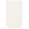 Miniatyrbilde 6 av 9: vidaXL Vinhylle hvit 23x34x61 cm heltre furu