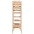 Miniatyrbilde 6 av 9: vidaXL Vinstativ 61,5x30x107,5 cm heltre furu