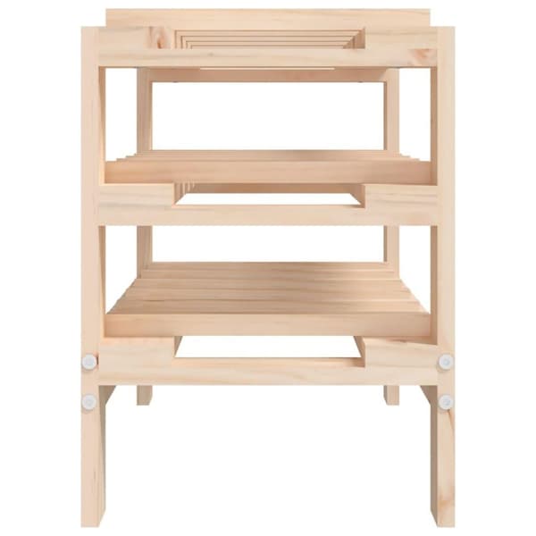 vidaXL Vinstativ 61,5x30x42 cm heltre furu