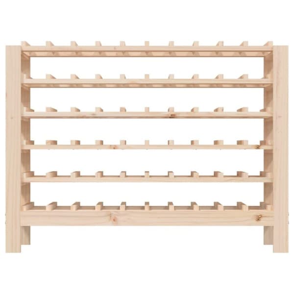 vidaXL vinreol 109,5x30x82 cm massivt fyrretræ
