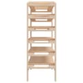 Miniatyrbilde 5 av 8: vidaXL Vinstativ 109,5x30x82 cm heltre furu