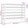 Miniatyrbilde 7 av 8: vidaXL Vinstativ 109,5x30x82 cm heltre furu