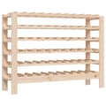 Miniatyrbilde 1 av 8: vidaXL Vinstativ 109,5x30x82 cm heltre furu