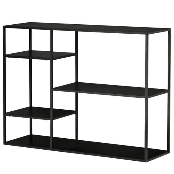 Rootz opbevaringsstativ - Fritstående hylde - 4 åbne hylder - Stue - Garage - Lager - Hjem - Kontor - 120 cm x 35 cm x 87,5 cm