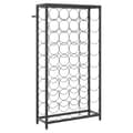 Miniatyrbilde 1 av 9: vidaXL Vinstativ for 45 flasker svart 54x18x100 cm smijern