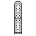Miniatyrbilde 3 av 8: vidaXL Vinstativ for 73 flasker svart 45x36x200 cm smijern