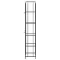 Miniatyrbilde 4 av 8: vidaXL Vinstativ for 73 flasker svart 45x36x200 cm smijern