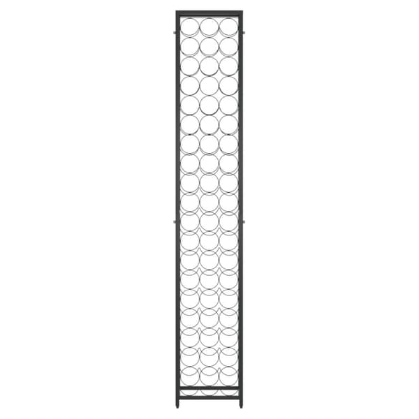 vidaXL Vinstativ for 57 flasker svart 34x18x200 cm smijern