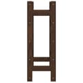 Miniatyrbilde 4 av 8: vidaXL Vinstativ for 20 flasker brun heltre furu