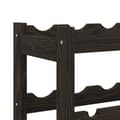 Miniatyrbilde 6 av 8: vidaXL Vinstativ for 20 flasker svart heltre furu