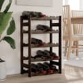 Miniatyrbilde 2 av 8: vidaXL Vinstativ for 20 flasker svart heltre furu