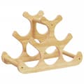 Miniatyrbillede 1 af 7: vidaXL vinreol til 6 flasker 35x18x25,5 cm bambus