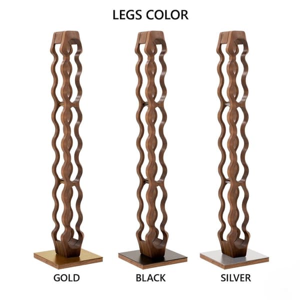 Luksus OMO vinflaskeholder håndlavede møbler og dekoration gave til hendes gave til ham til 9 flasker  OAK RUSTIC  / SILVER