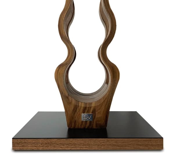 Luksus OMO vinflaskeholder håndlavede møbler og dekoration gave til hendes gave til ham til 9 flasker AMERICAN WALNUT  / SILVER