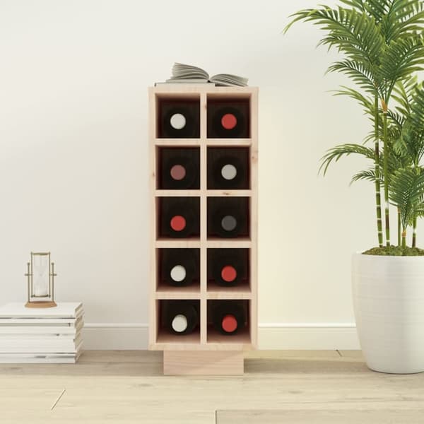 vinreol 23x34x61 cm massivt fyrretræ