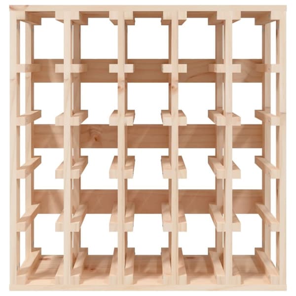 vinreol 58,5x33x60,5 cm massivt fyrretræ