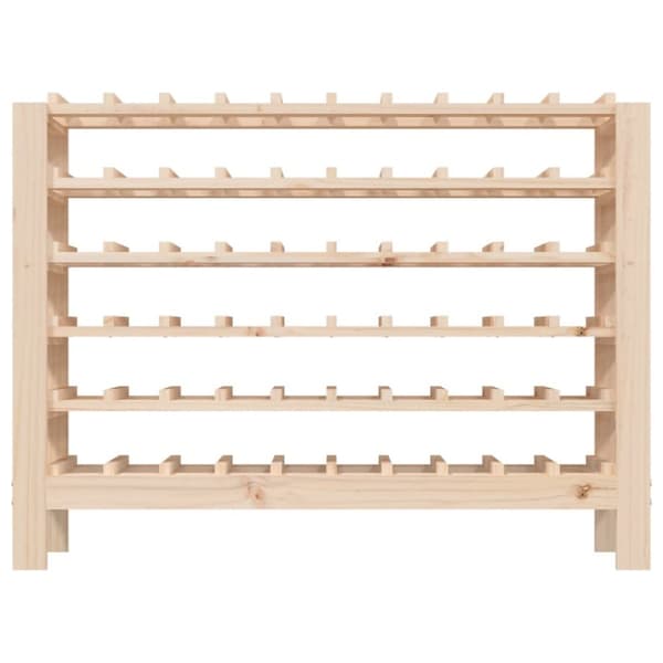 vinreol 109,5x30x82 cm massivt fyrretræ