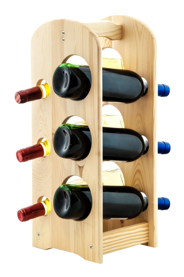 Vinhylde med håndtag RW-9-6 /6 flasker/ Naturlig