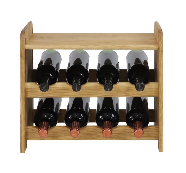 Ekhyllan för vin med hylla RW-22/8 flaskor/ Oljad