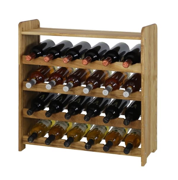 Eg Hylde til Vin med Hylder RW-22/24 flasker/ Olieret