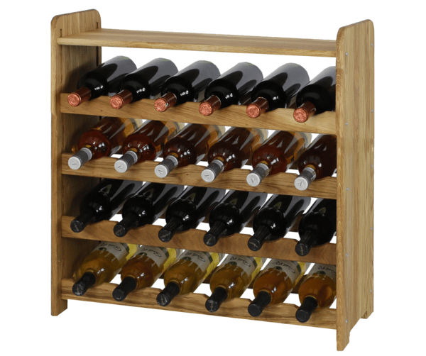 Eg Hylde til Vin med Hylder RW-22/24 flasker/ Olieret