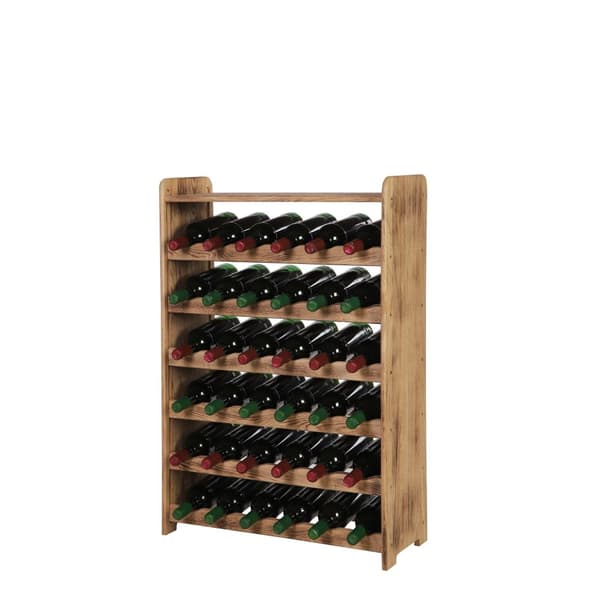 Eg Hylde til Vin med Hylder til 22/36 flasker / Røget eg