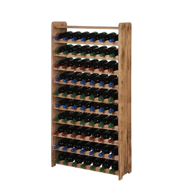 Eg Hylde til Vin med Hylder RW-22/70 flasker/ Røget