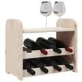Miniatyrbilde 3 av 9: vidaXL Vinstativ med toppbrett 43x25x37 cm heltre furu