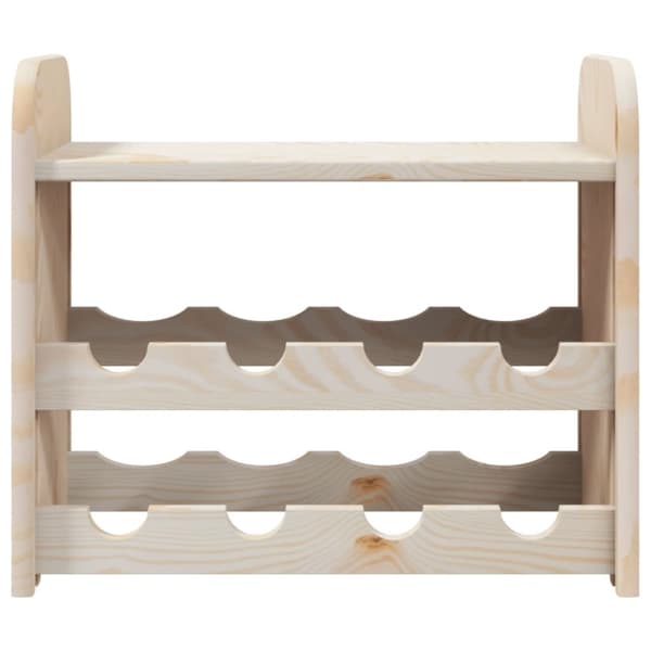 vidaXL Vinstativ med toppbrett 43x25x37 cm heltre furu