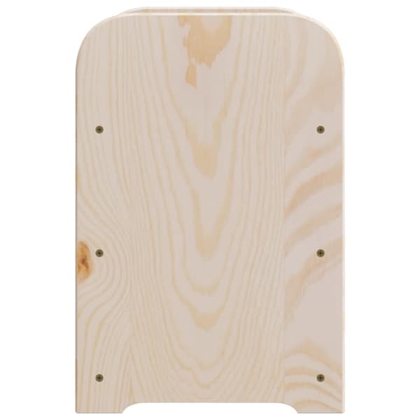 vidaXL Vinstativ med toppbrett 43x25x37 cm heltre furu