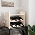 Miniatyrbilde 2 av 9: vidaXL Vinstativ med toppbrett 43x25x37 cm heltre furu