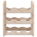 Miniatyrbilde 8 av 9: vidaXL Vinstativ 33x25x37 cm heltre furu