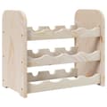 Miniatyrbilde 4 av 9: vidaXL Vinstativ 43x25x37 cm heltre furu