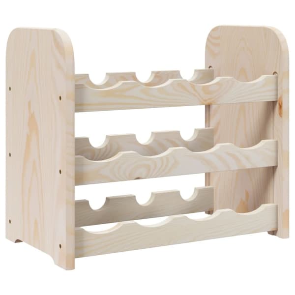 vidaXL Vinstativ 43x25x37 cm heltre furu