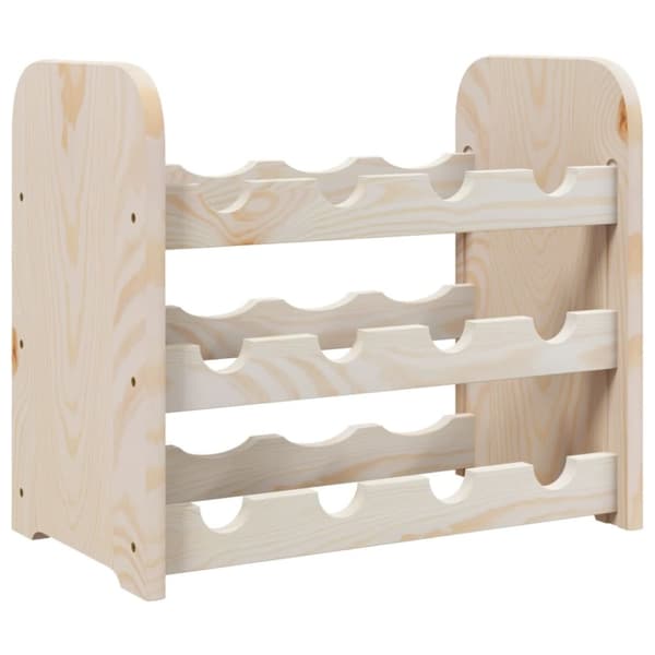 vidaXL Vinstativ 43x25x37 cm heltre furu