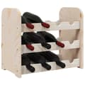 Miniatyrbilde 7 av 9: vidaXL Vinstativ 43x25x37 cm heltre furu