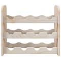 Miniatyrbilde 8 av 9: vidaXL Vinstativ 43x25x37 cm heltre furu