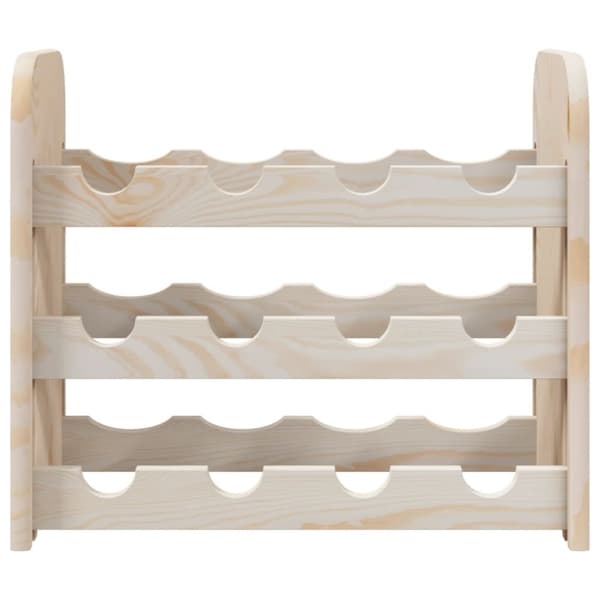 vidaXL Vinstativ 43x25x37 cm heltre furu