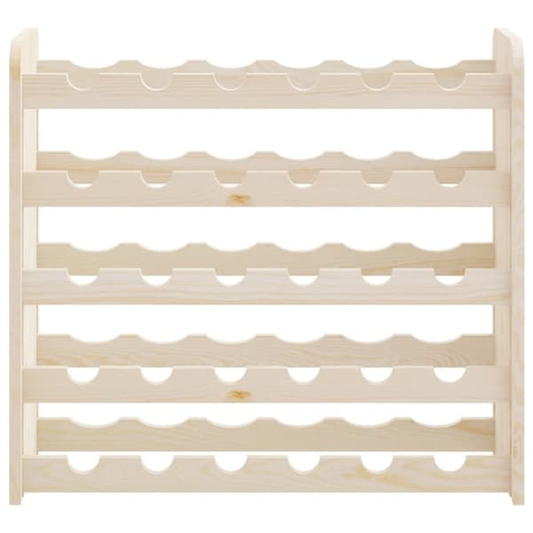 vidaXL Vinstativ 67,5x25x60 cm heltre furu