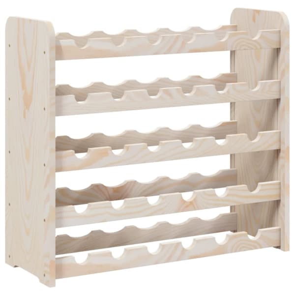 vidaXL Vinstativ 67,5x25x60 cm heltre furu