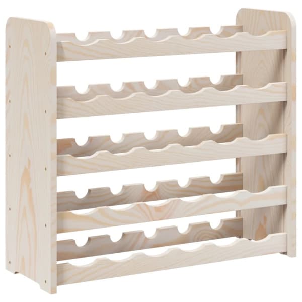 vidaXL Vinstativ 67,5x25x60 cm heltre furu