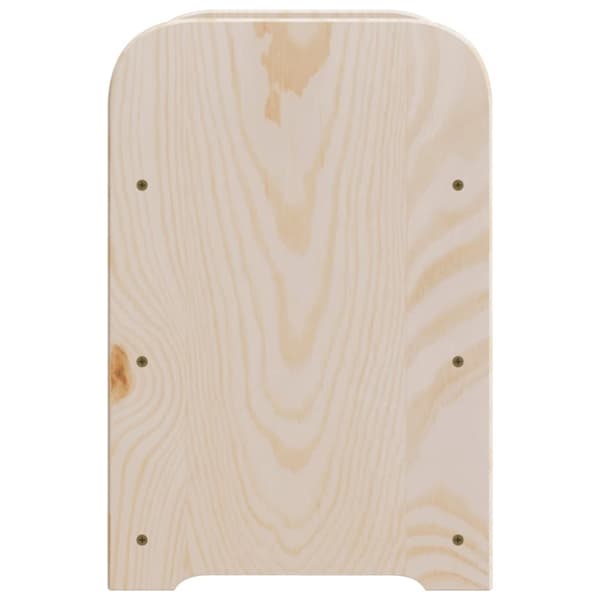vidaXL vinreol 43x25x37 cm massivt fyrretræ