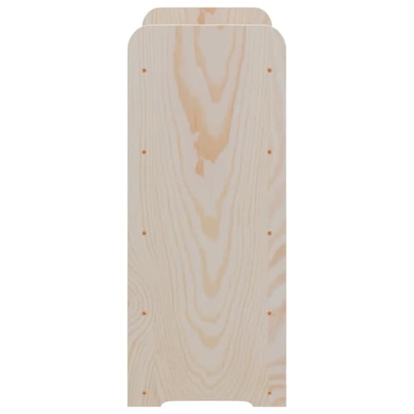 vidaXL vinreol 67,5x25x60 cm massivt fyrretræ
