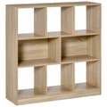 Pikkukuva 6 / 6: Rootz-kirjahylly - Pystyhylly - Olohuoneet - 8 hyllyä - Moderni muotoilu - Lastulevy - Tammi - 97,5 X 30 X 100 cm