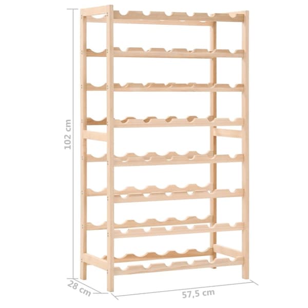 vidaXL vinreol cedertræ 57,5 x 28 x 102 cm - Vinreoler