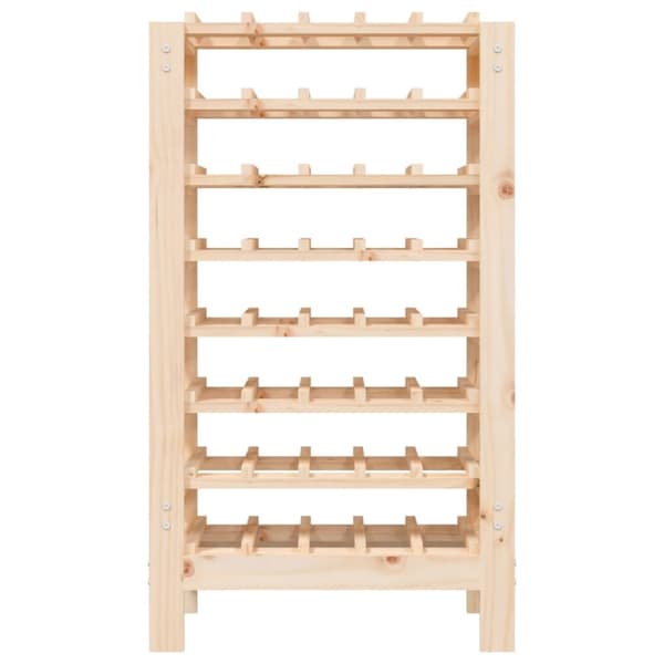 vidaXL vinreol 61,5x30x107,5 cm massivt fyrretræ -  Vinreoler