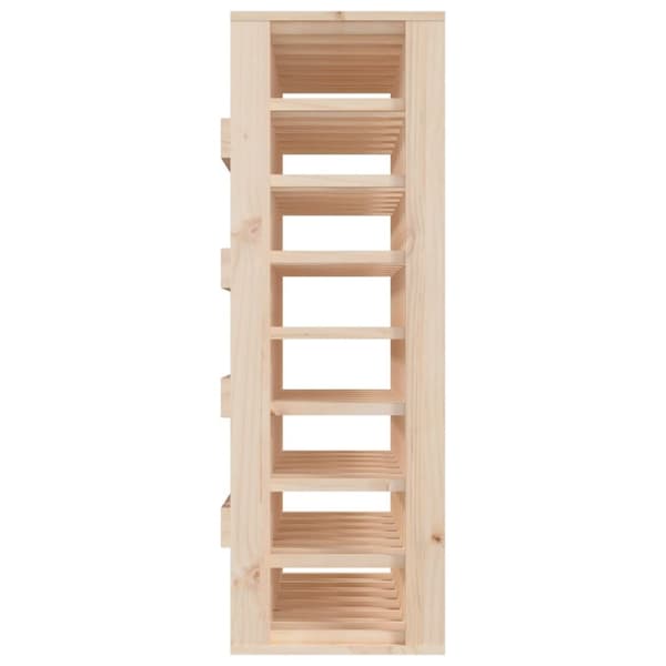 vidaXL vinreol 70x33x94 cm massivt fyrretræ -  Vinreoler