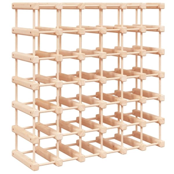 vidaXL vinreol til 42 flasker 68,5x23x68,5 cm massivt fyrretræ -  Vinreoler